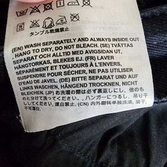 Acne Studios Skin 5 Skinny Jean in Supertime Black - Picture 10 of 11